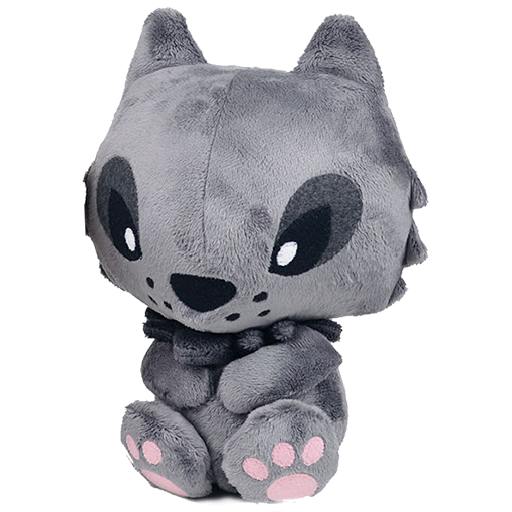 giant wolf plushie aj